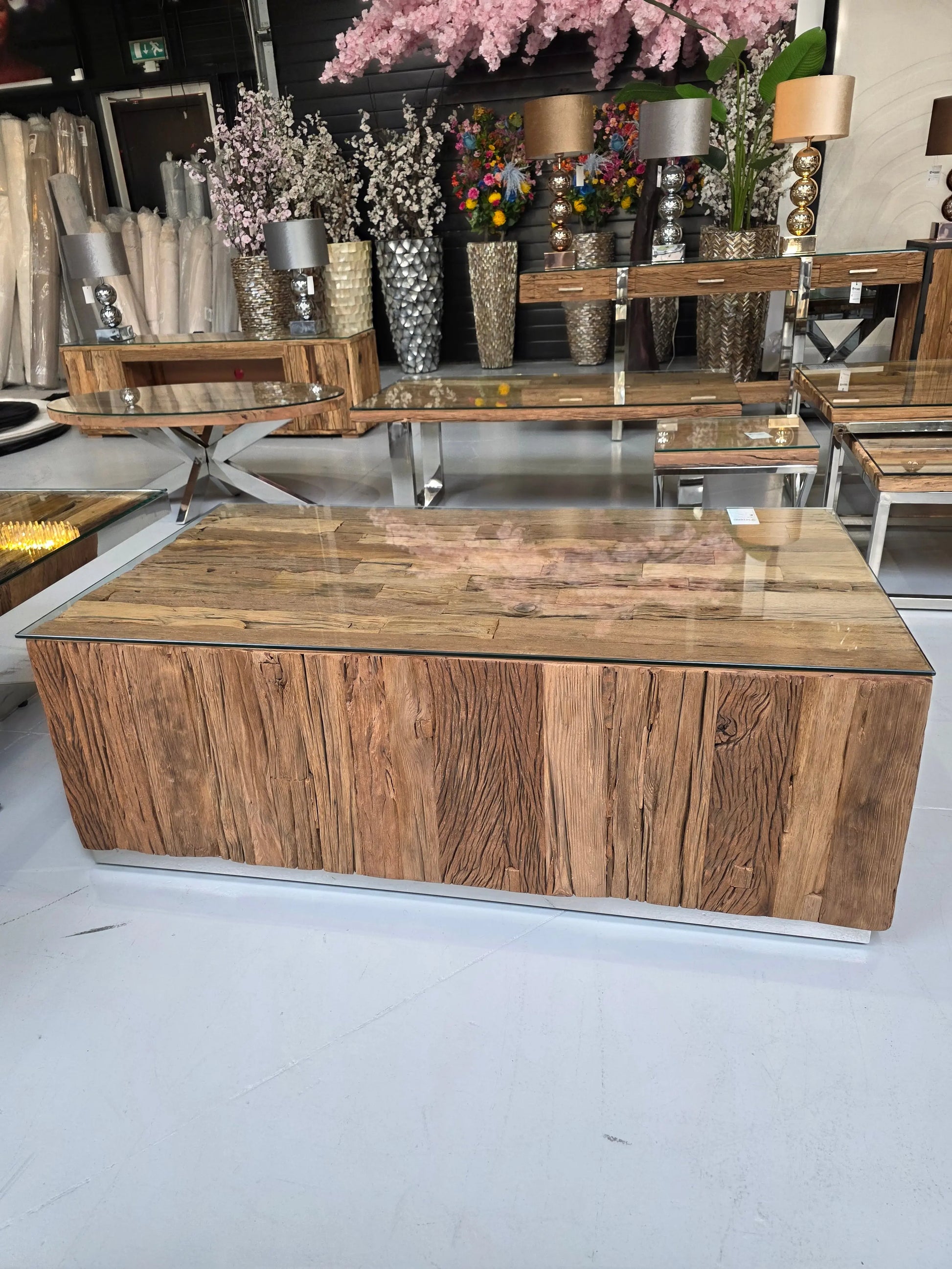 Salontafel -Blok Sleeper Wood Rixos