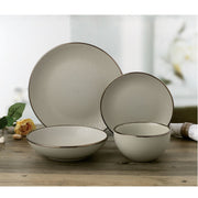 Dinnerware set - Colermo - gold 24 pieces