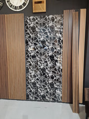 Wandpaneel Marmer - Black Lampen & Meer
