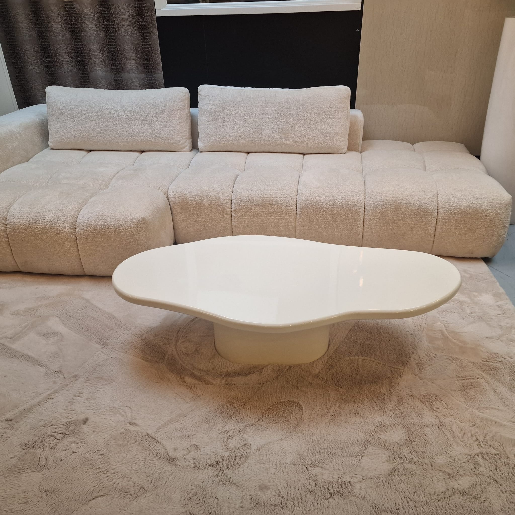 Carrara Coffee Table - Organic - Cream