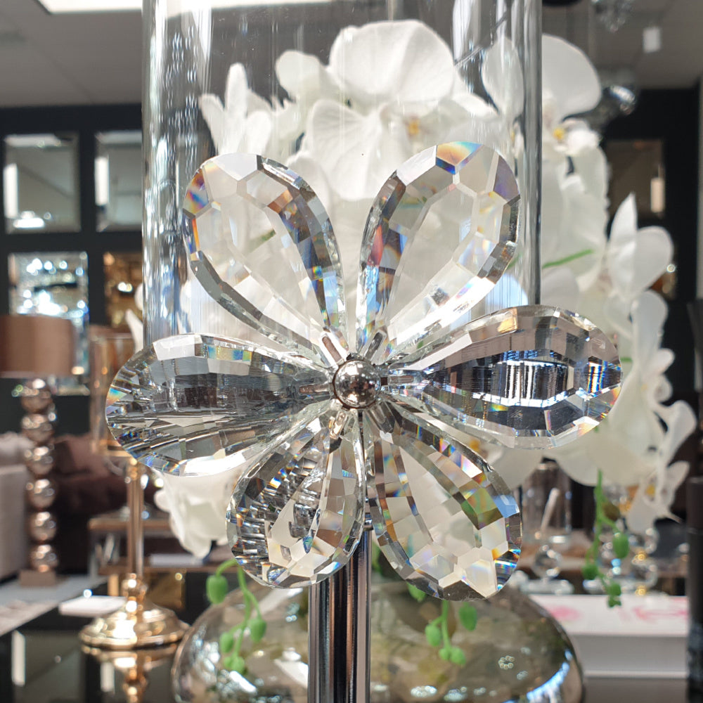 Candlestick - Flower (Silver)